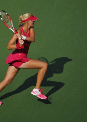 Kristina Mladenovic - US Open 2014 Tennis Tournament in New York