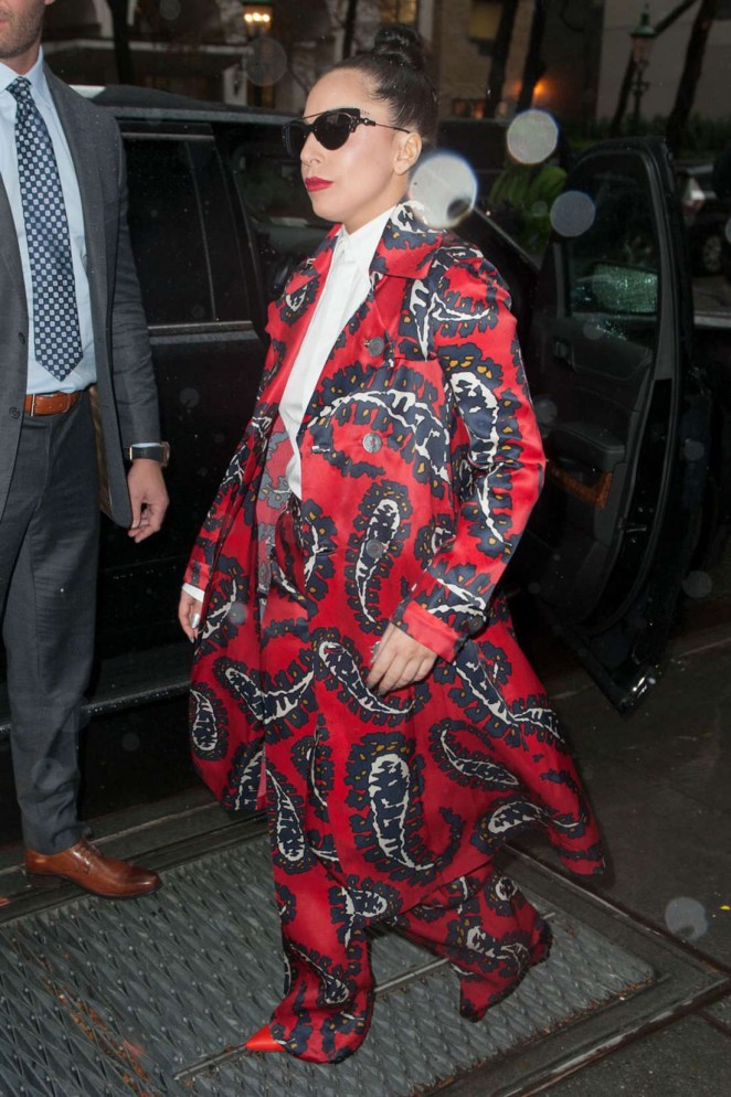 Lady Gaga - Arrives at The View in NY