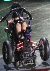 Lady Gaga - Performing with wardrobe malfunction in Vancouver