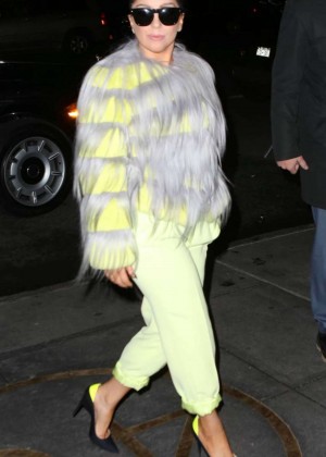 Lady Gaga Night Out In New York City