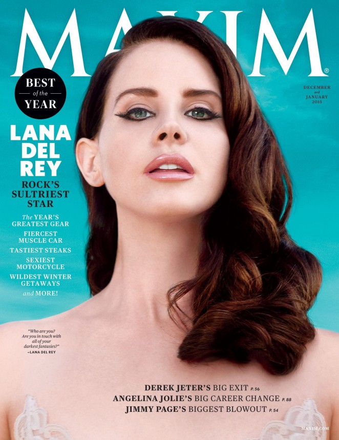 Lana Del Rey - Maxim Magazine Cover (December/January 2014/2015)