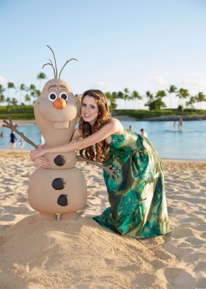 Laura Marano - Filming a Disney Christmas 2014 Special in Hawaii