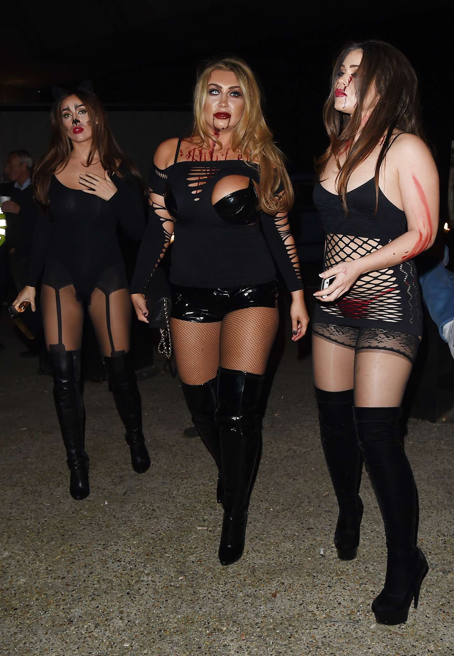 Lauren Goodger 2014 : Lauren Goodger: The Kiss FM Halloween Party 2014 -02