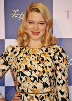 Lea Seydoux - "Beauty and the Beast" Photocall in Tokyo