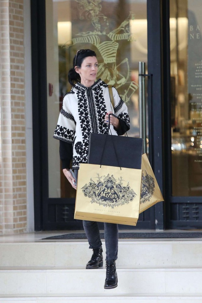 Liberty Ross - Shopping at Barneys New York In Los Angeles