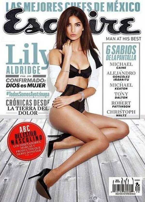 Lily Aldridge - Esquire Mexico Magazine Cover (November 2014)