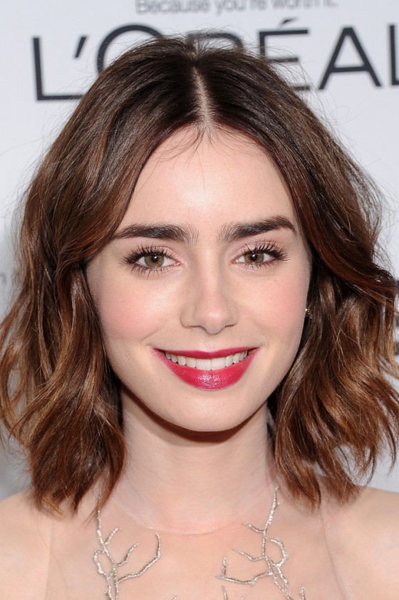 Lily Collins: 2013 Glamour Women of the Year Awards -01 – GotCeleb