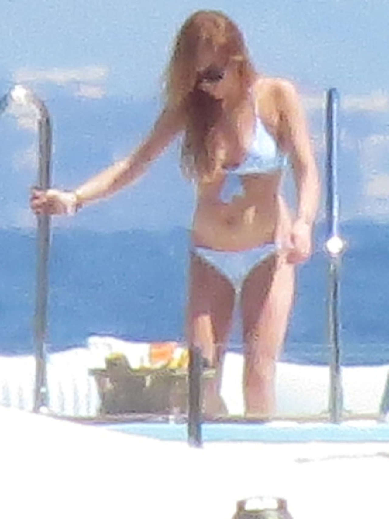 Lindsay Lohan 2014 : Lindsay Lohan Bikini Photos: 2014 Italy -02