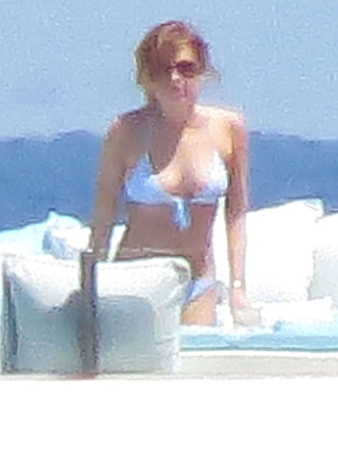 Lindsay Lohan 2014 : Lindsay Lohan Bikini Photos: 2014 Italy -09