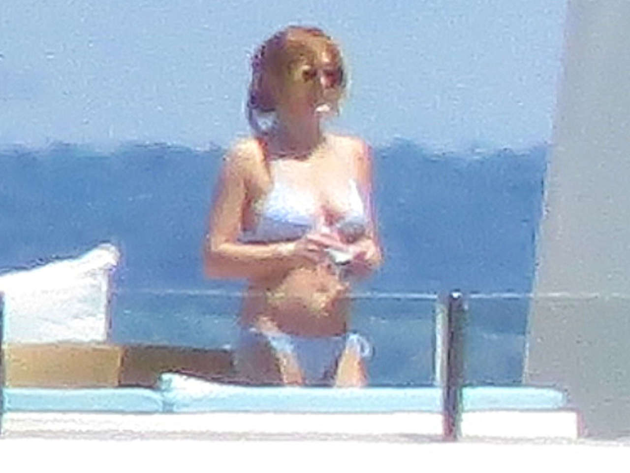 Lindsay Lohan 2014 : Lindsay Lohan Bikini Photos: 2014 Italy -10