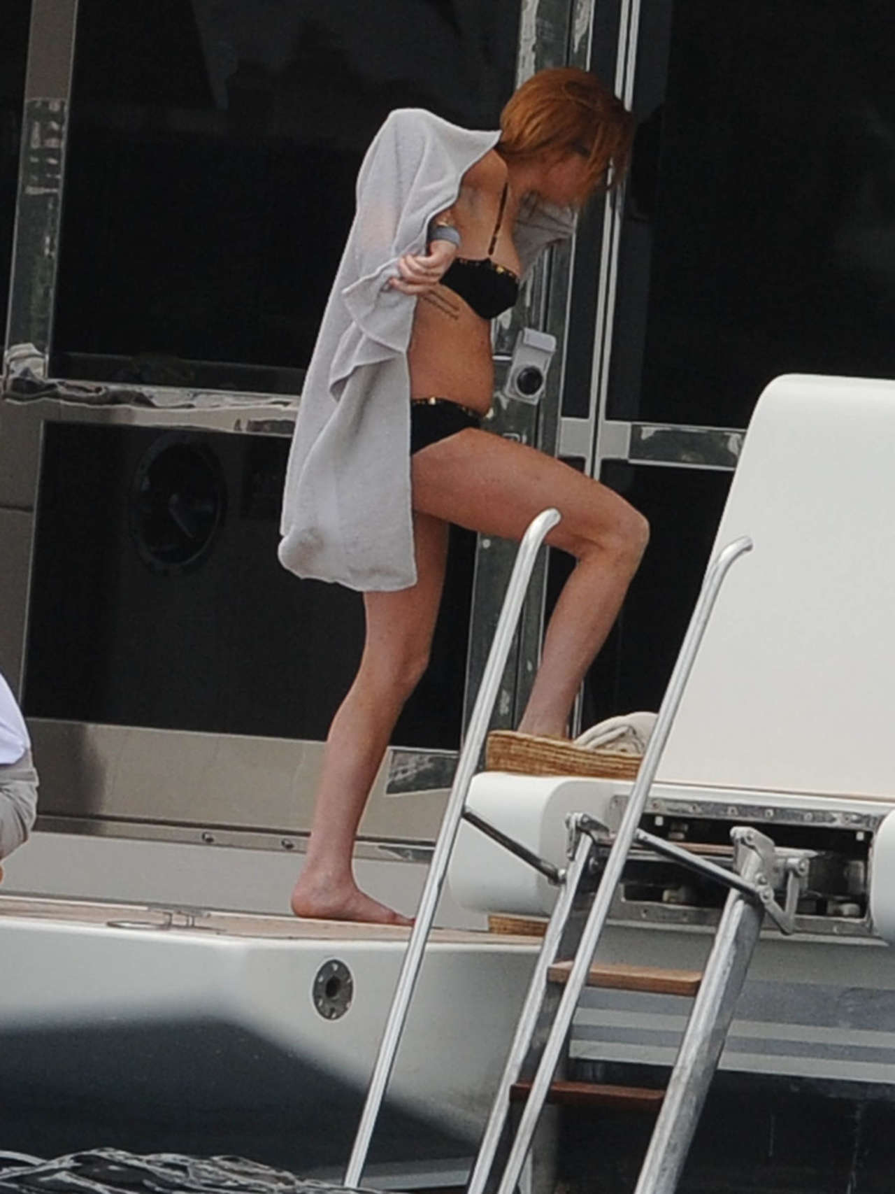 Lindsay Lohan 2014 : Lindsay Lohan Bikini Photos: 2014 Italy -13