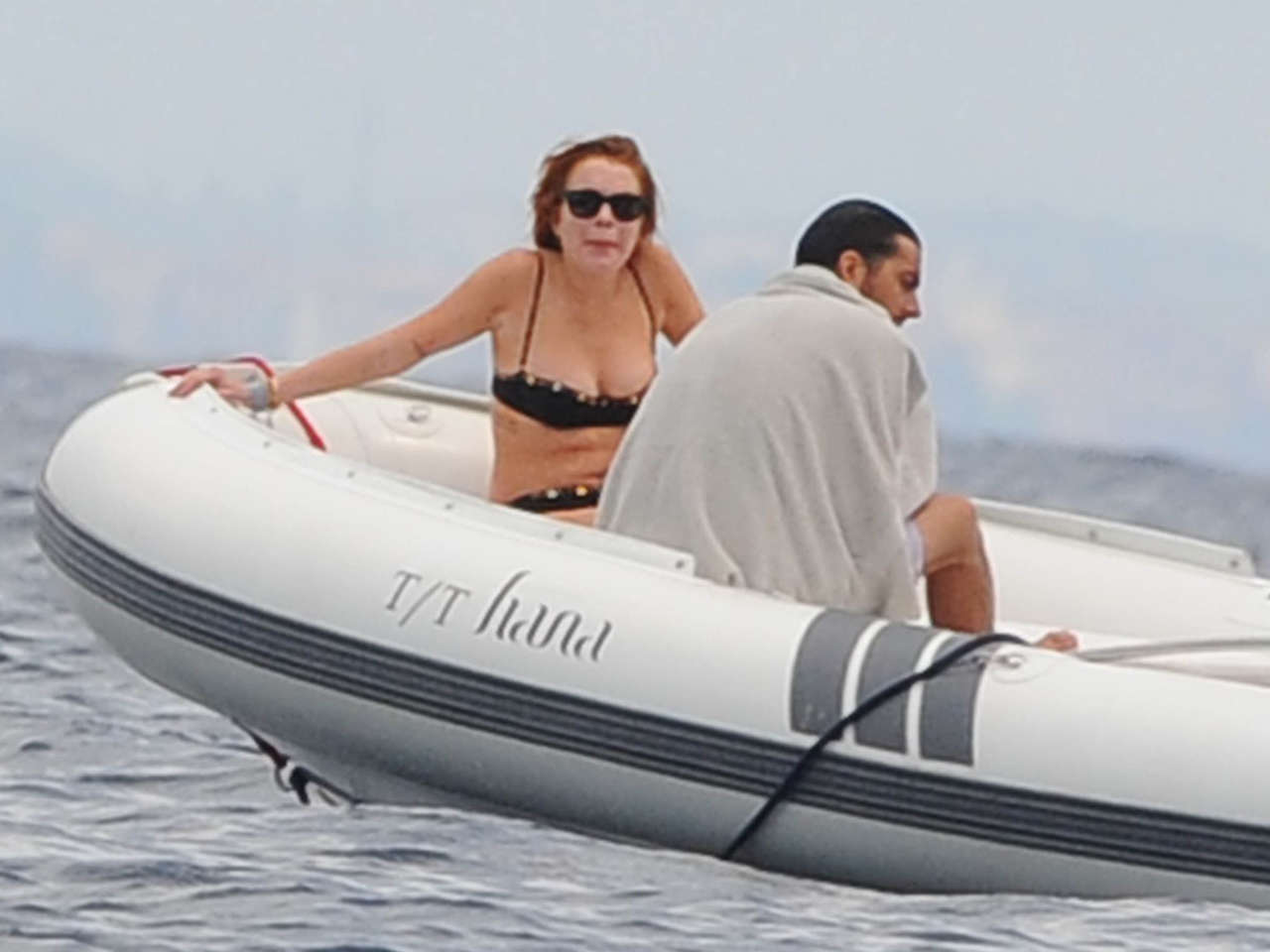 Lindsay Lohan 2014 : Lindsay Lohan Bikini Photos: 2014 Italy -17