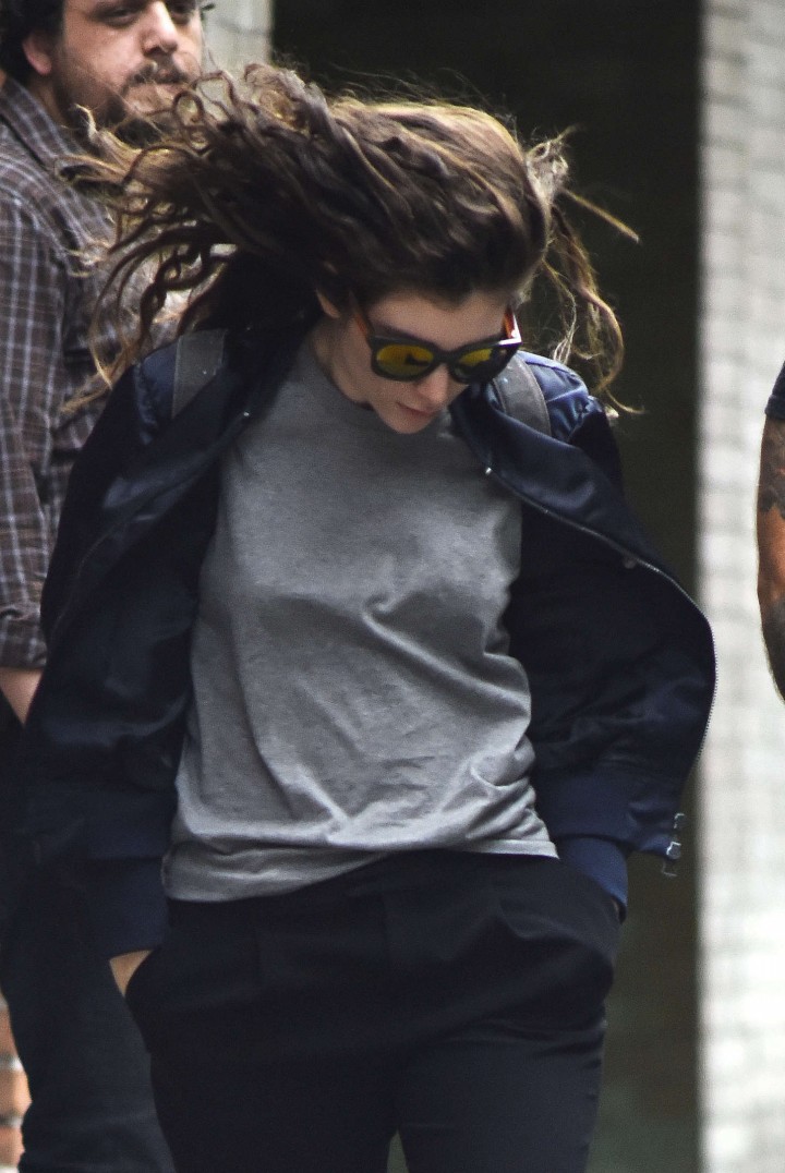 Lorde - Leaving the Bowery Hotel in NYC