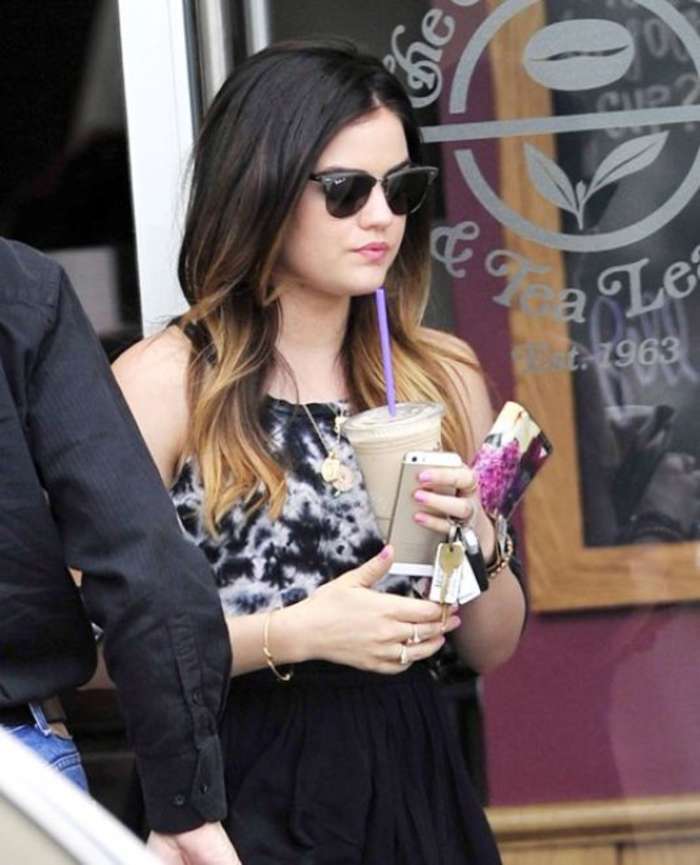 Lucy Hale 2014 : Lucy Hale; Leggy in Short Skirt -05