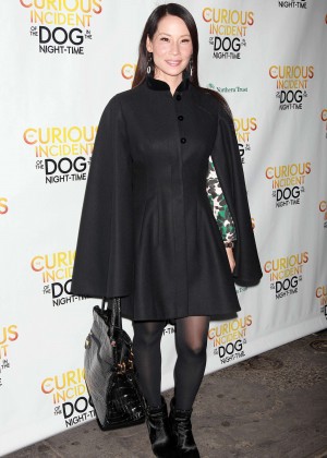 Lucy Liu - "The Curious Incident of the Dog in the Night-Time" Opening Night in NYC