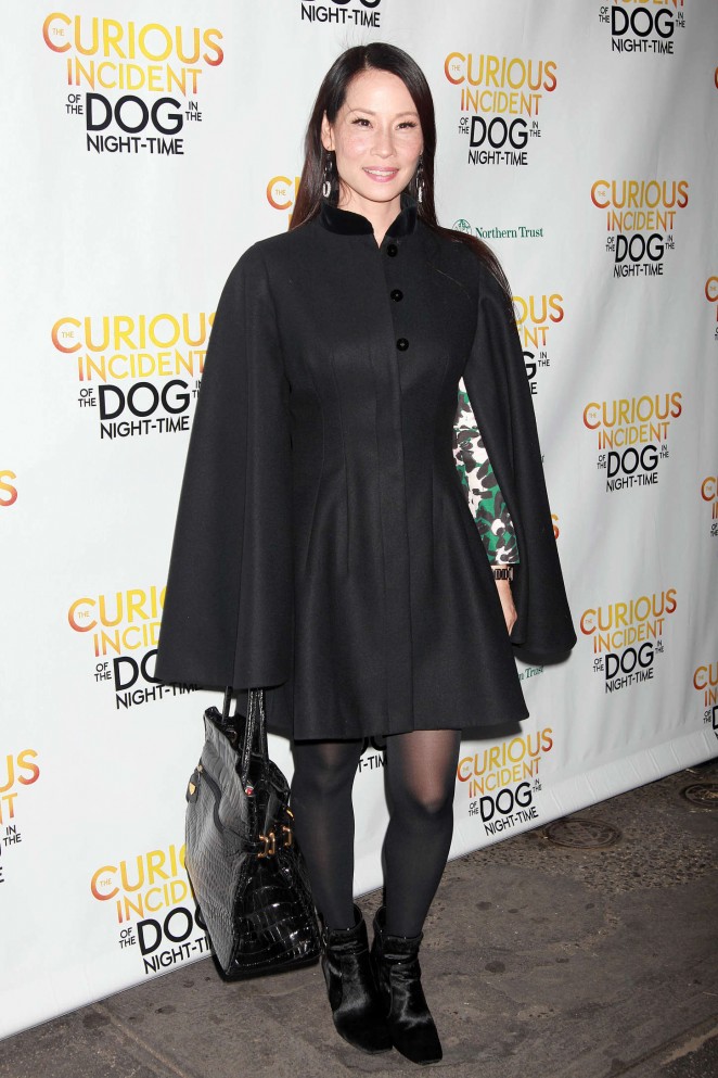Lucy Liu - "The Curious Incident of the Dog in the Night-Time" Opening Night in NYC