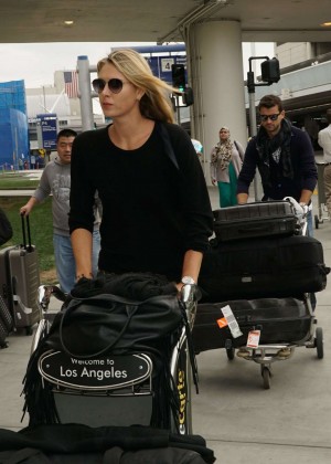 Maria Sharapova - LAX airport in Los Angeles