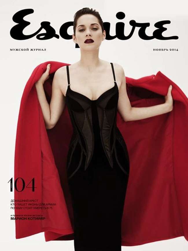 Marion Cotillard - Esquire Russia Magazine Cover (November 2014)
