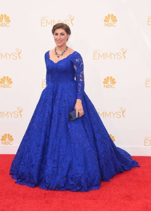 Mayim Bialik - 66th annual Primetime Emmy Awards in LA