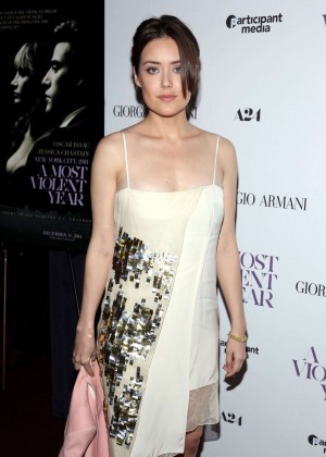 Megan Boone - "A Most Violent Year" Premiere in New York
