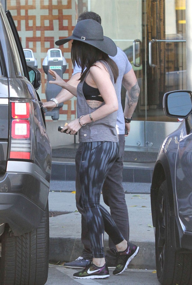 Megan Fox in Tight Leggings Out in West Hollywood
