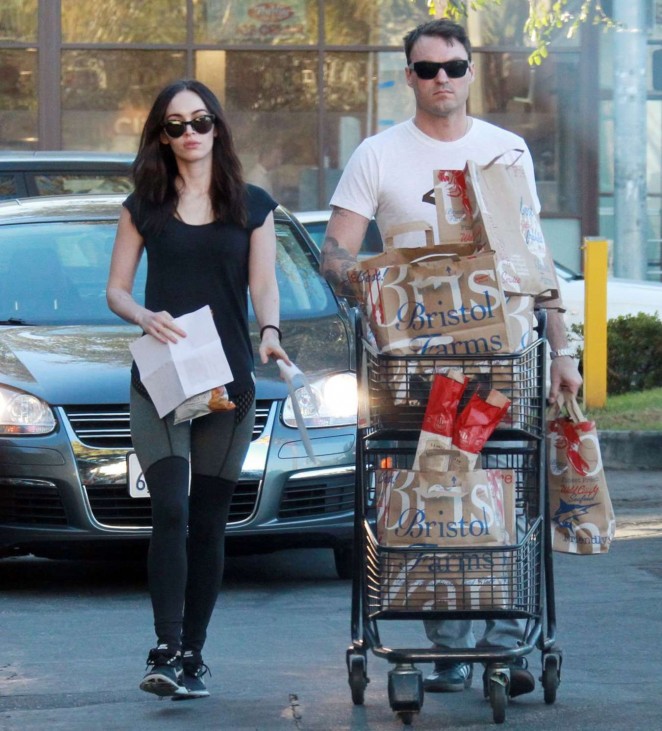 Megan Fox and Brian Austin Green Out for Shopping in Los Angeles