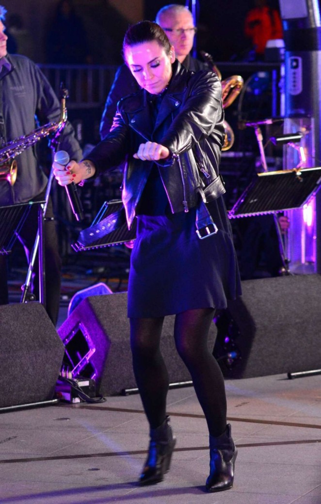 Melanie Chisholm - Performs at The One Show in London
