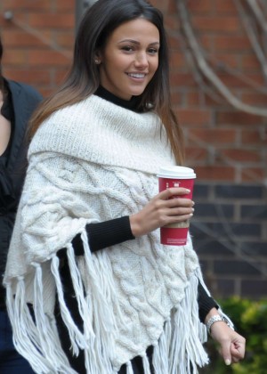 Michelle Keegan at the Shopping Centre in Solihull, England