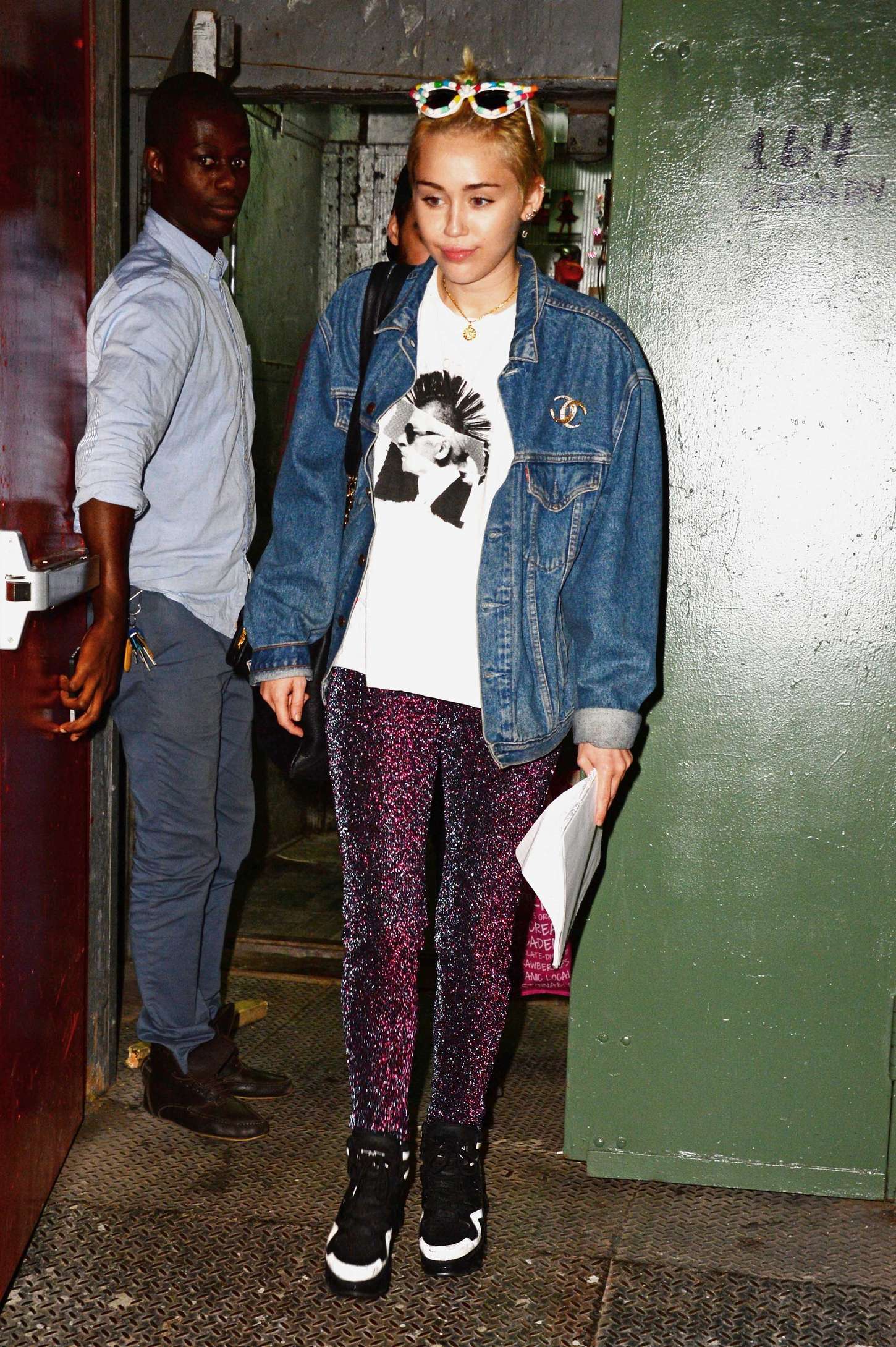 Miley Cyrus - Leaving a Photo Studio in New York City