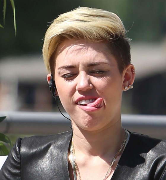 Miley Cyrus on the German SAT 1 TV show -33