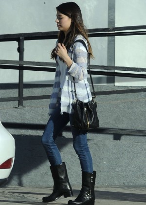 Miranda Cosgrove in Jeans out in LA