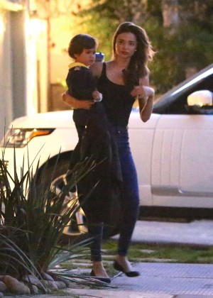 Miranda Kerr with her son out in Malibu