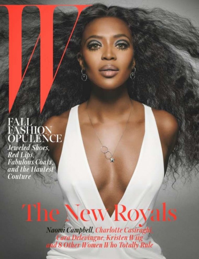 Naomi Campbell - W Magazine Cover (October 2014)