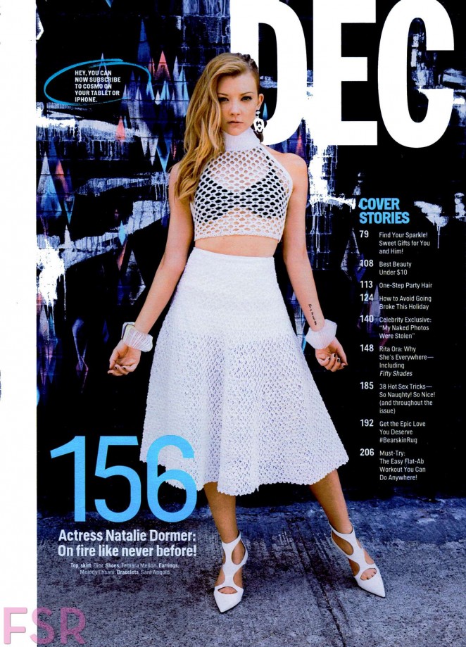 Natalie Dormer - Cosmopolitan Magazine (December 2014)