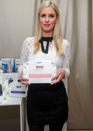 Nicky Hilton - Promoting Philips Sonicare and Philips Zoom in NYC