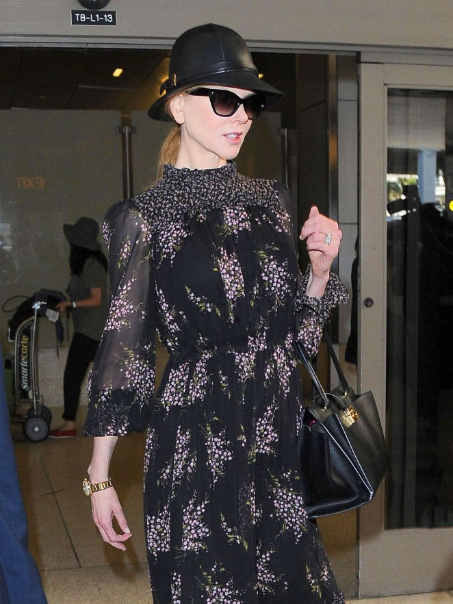 Nicole Kidman at LAX Airport in LA