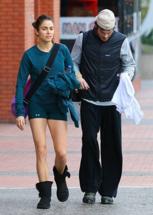 Nikki Reed and Ian Somerhalder Leaving Yoga Class in Studio City