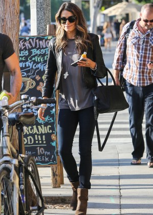 Nikki Reed in Tight Jeans out in Venice
