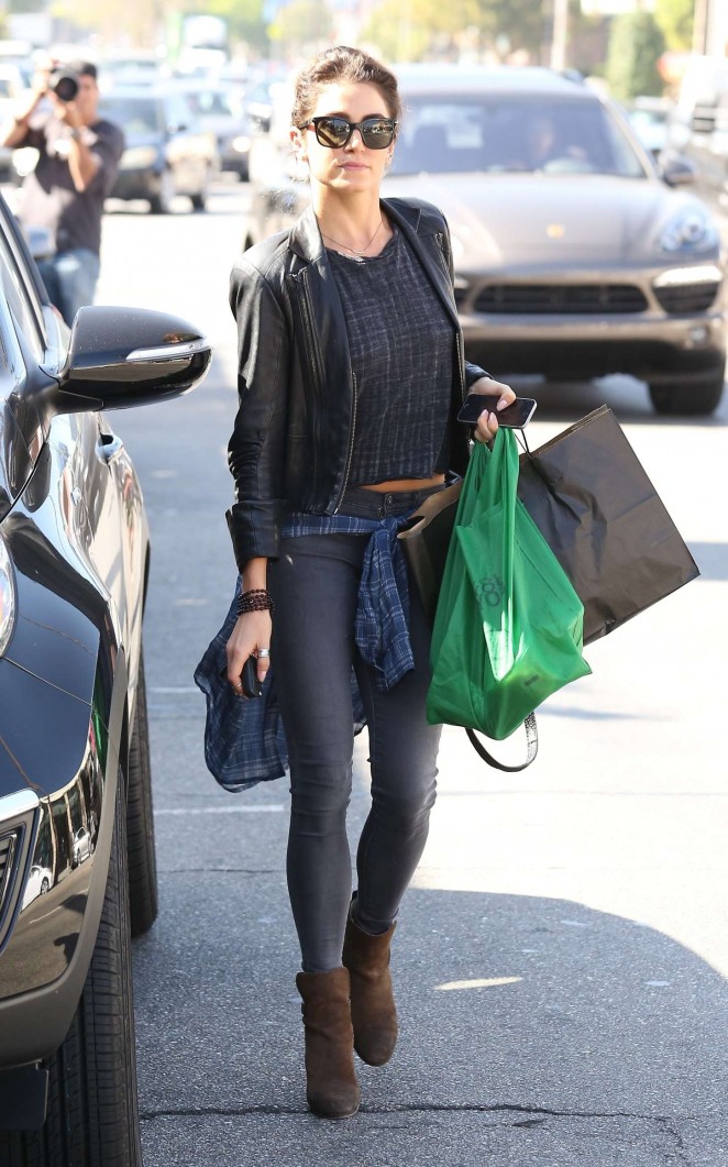 Nikki Reed in Tight Jeans out in Studio City