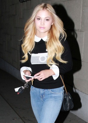 Olivia Holt in Jeans Leaving 901 Salon in West Hollywood