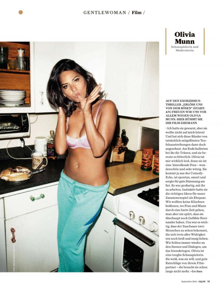 Olivia Munn - GQ Germany Magazine (September 2014)