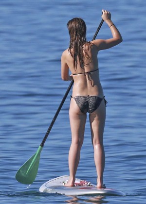 Olivia Wilde in bikini at a beach in Maui