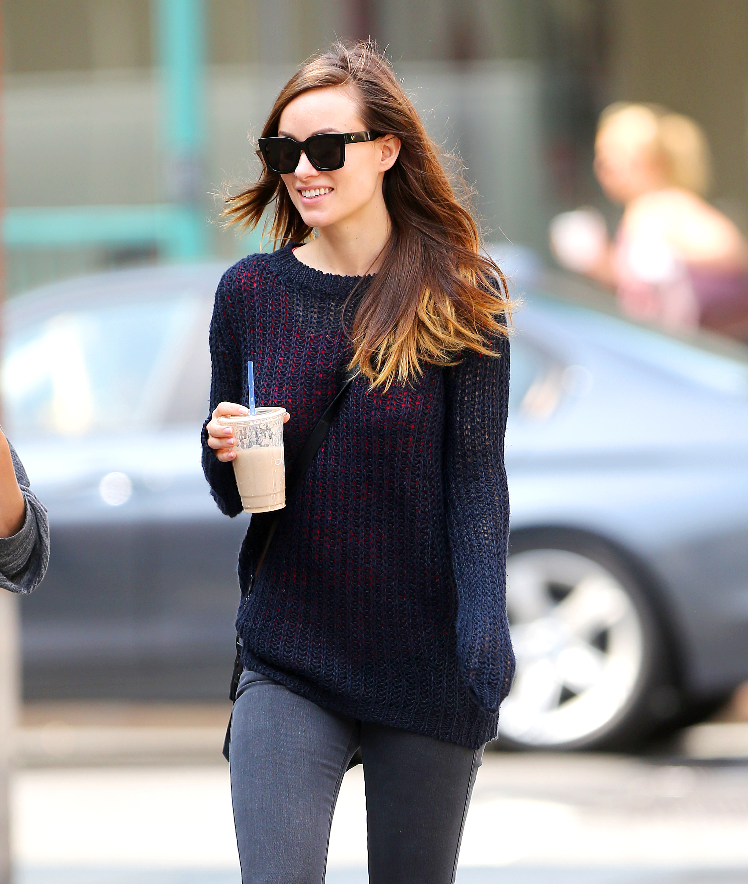 Olivia Wilde in Tight Pants Out in NYC. 