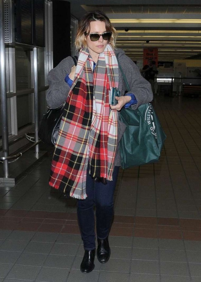 Rachel McAdams at LAX Airport in Los Angeles