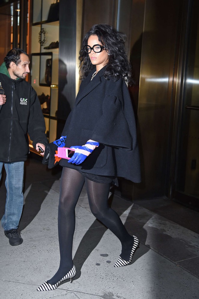 Rihanna Leaving Da Silvano Restaurant in NYC