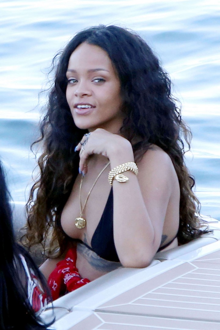 Rihanna - In a bikini vacationing in Sicily - Italy