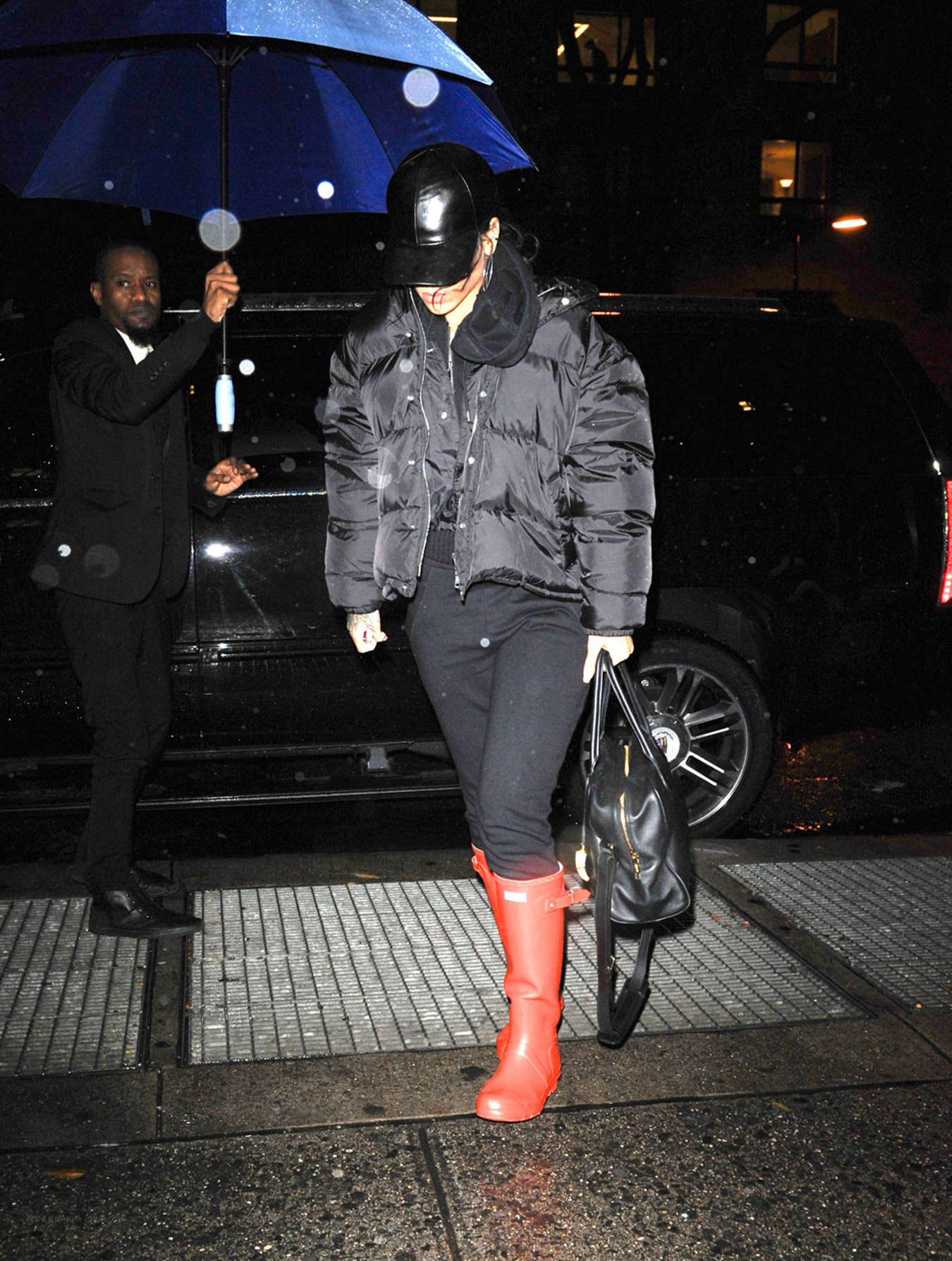 Rihanna in Red Boots -03 | GotCeleb