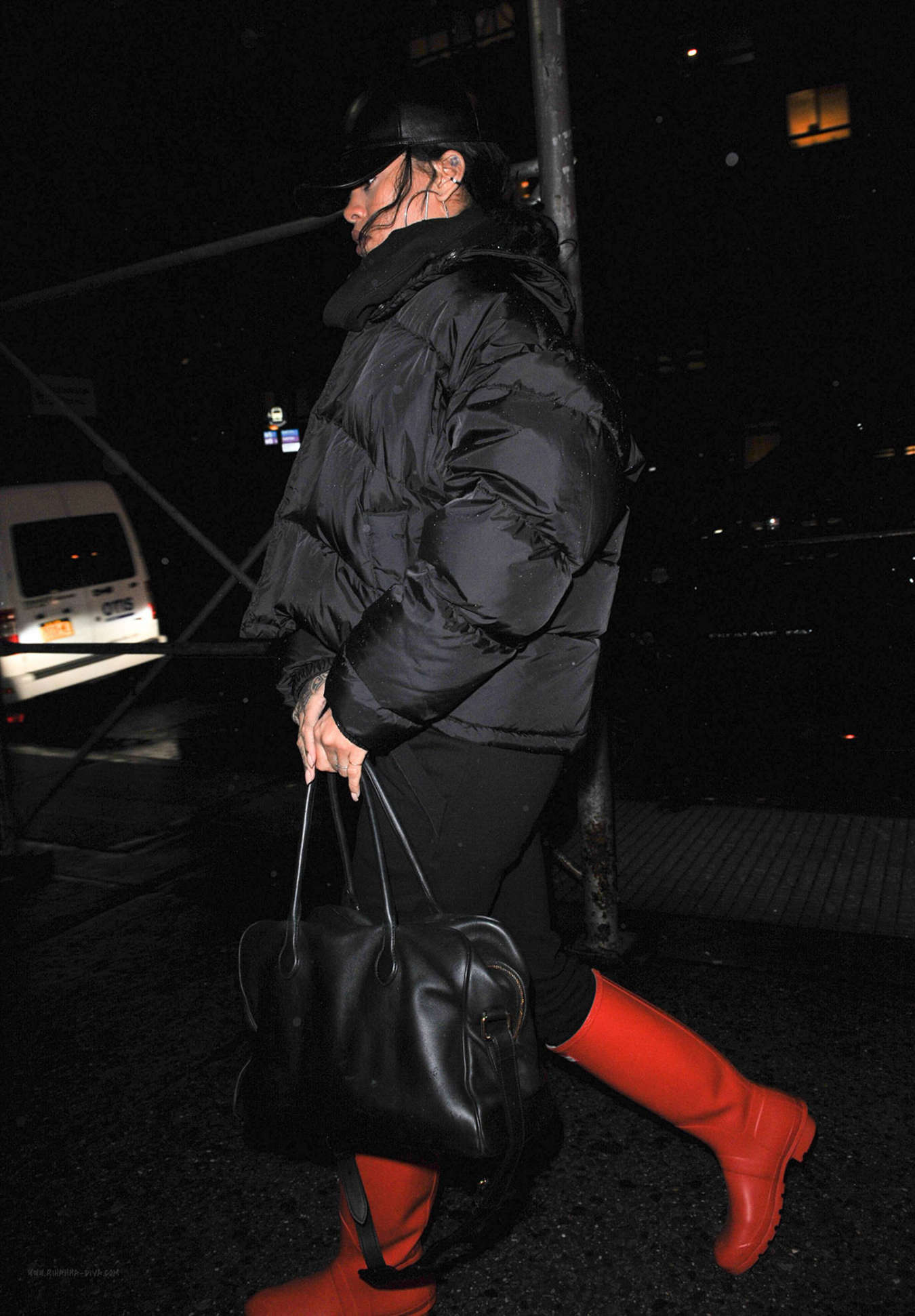 Rihanna in Red Boots -07 | GotCeleb