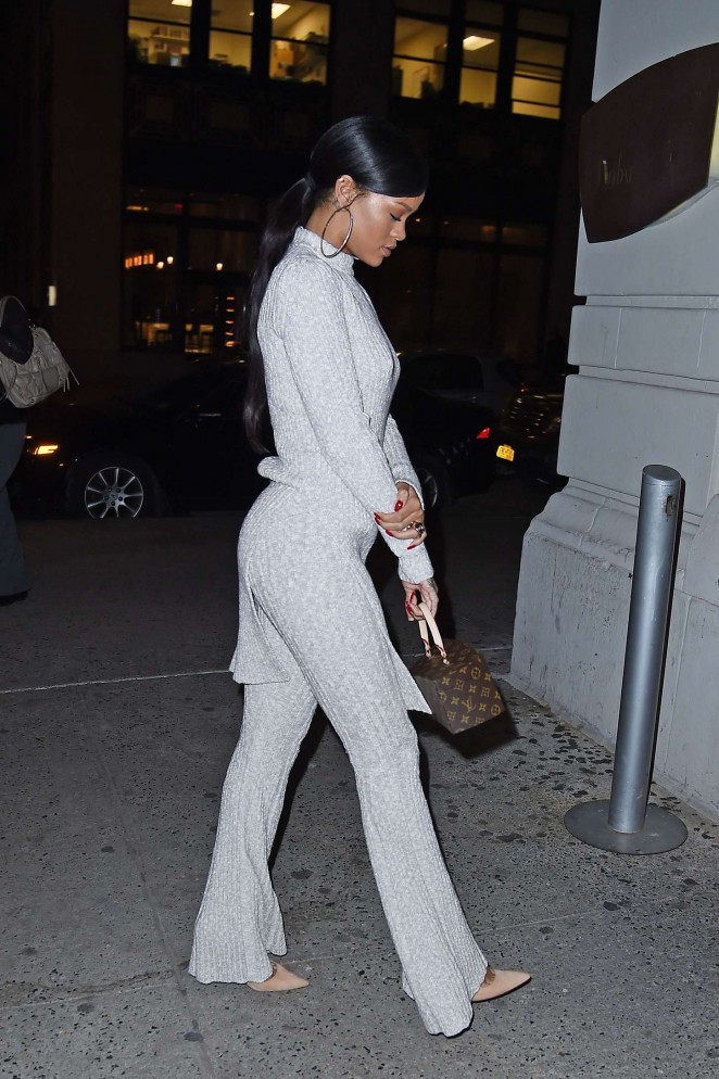 Rihanna at Philippe Chow Restaurant in New York City