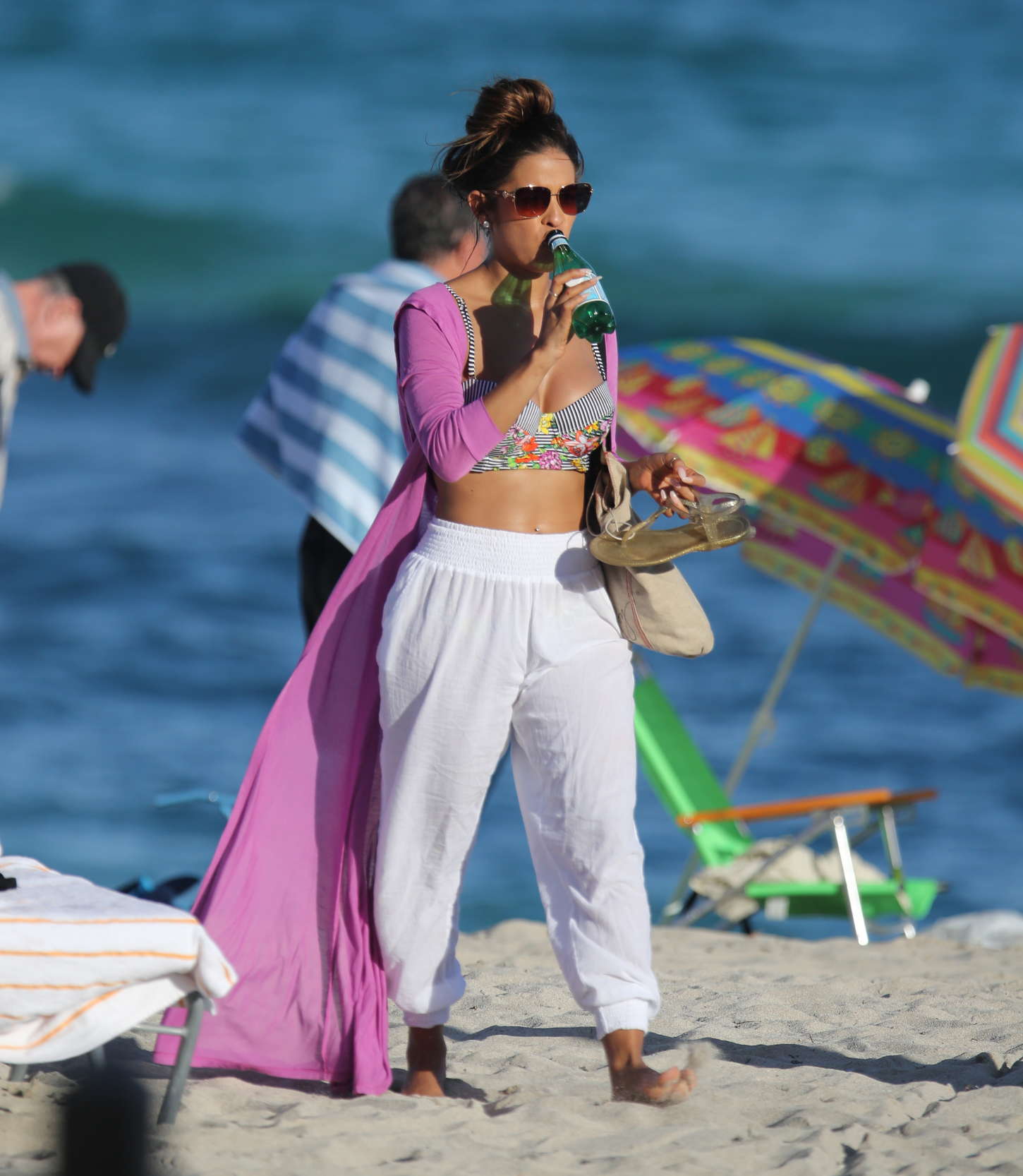 Rocsi Diaz - Wearing Bikini on Miami Beach. 